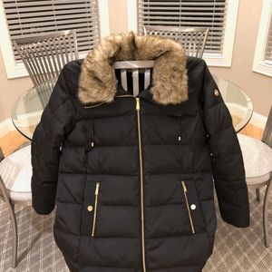 Michael Kors, 3/4 Length, Coat, Black size 0X